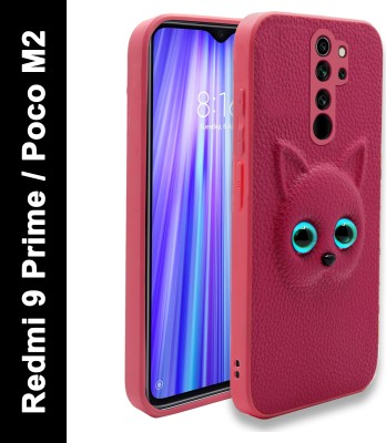 SMARTPOCKET Back Cover for Mi Redmi 9 Prime, POCO M2(Pink, 3D Case, Pack of: 1)