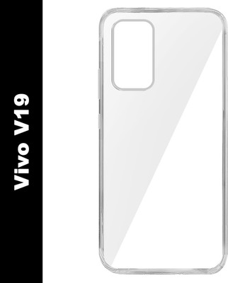 Casotec Back Cover for Vivo V19(Transparent, Flexible, Silicon, Pack of: 1)