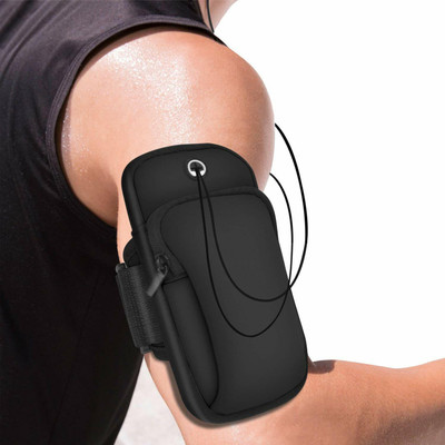 Rrb Arm Band Case for mobile(Black, Waterproof, Pack of: 1)