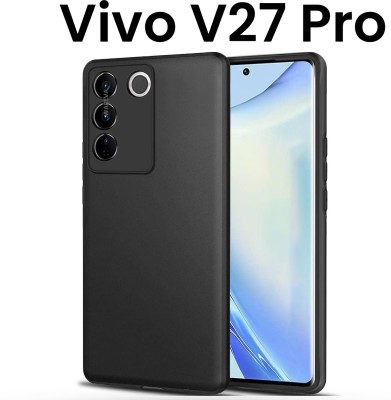 WAREVA Arm Band Case for VIVO V27 PRO (5G), VIVO V27 Pro(Black, Camera Bump Protector, Silicon, Pack of: 1)