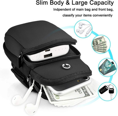 Stela Arm Band Case for Cellphone Up to 6 inches(Black, Waterproof, Pack of: 1)