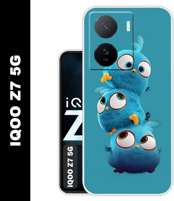 Case Club Back Cover for iQOO Z7 5G(Multicolor, Grip Case, Silicon, Pack of: 1)