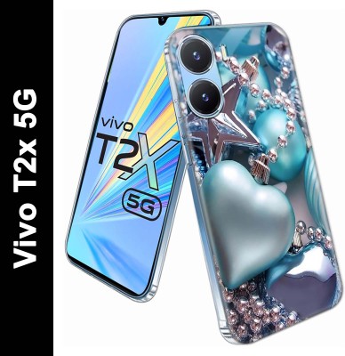 Fashionury Back Cover for Vivo T2X 5G(Multicolor, Grip Case, Silicon, Pack of: 1)