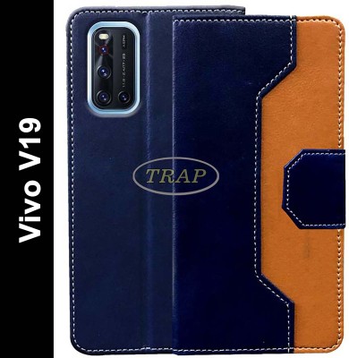 Trap Flip Cover for Vivo V19(Multicolor, Cases with Holder, Pack of: 1)