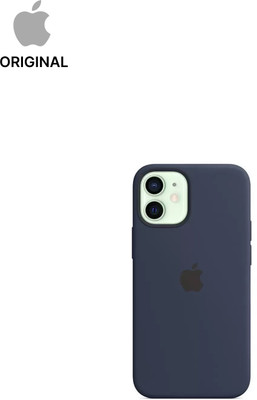 Apple Back Cover for Apple iPhone 12 Mini(Deep Navy, Silicon)