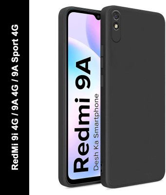 Casotec Back Cover for Mi Redmi 9A 4G, Redmi 9i 4G, Redmi 9A Sport 4G(Black, Flexible, Silicon, Pack of: 1)