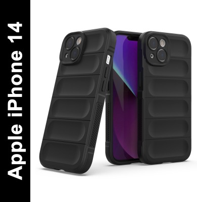 Zapcase Back Cover for Apple iPhone 14(Black, 3D Case, Silicon, Pack of: 1)