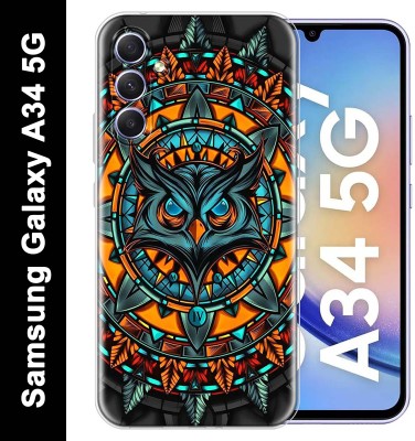 Nainz Back Cover for Samsung Galaxy A34 5G(Multicolor, Grip Case, Silicon, Pack of: 1)