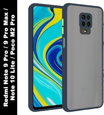 Saviyo Back Cover for Mi Redmi Note 9 Pro Max, Mi Redmi Note 10 Lite, Poco M2 Pro(Blue, Camera Bump Protector, Pack of: 1)