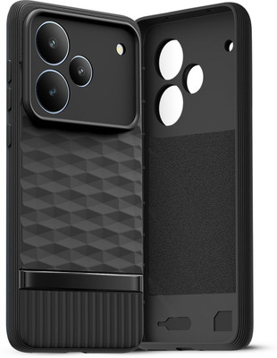 HUPSHY Back Cover for Realme P4 Pro 5G(Black, Flexible, Silicon, Pack of: 1)