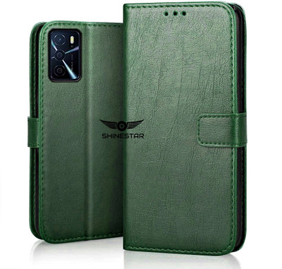 SHINESTAR. Back Cover for Oppo A16(Green, Pack of: 1)
