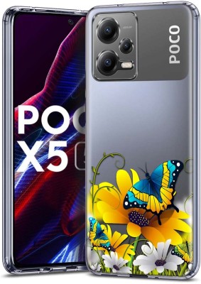 Fashionury Back Cover for POCO X5 5G(Multicolor, Grip Case, Silicon, Pack of: 1)