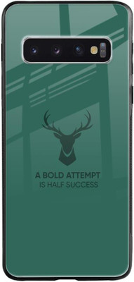 Hocopoco Back Cover for Samsung Galaxy S10 Plus(Green, Grip Case, Pack of: 1)