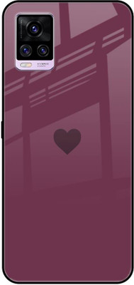 Hocopoco Back Cover for Vivo V20(Maroon, Grip Case, Pack of: 1)