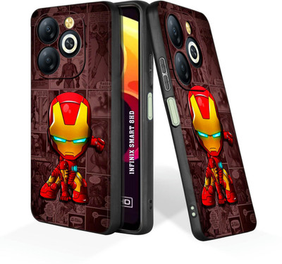 FeelWhiz Back Cover for Infinix Smart 8 Hd, Tecno Spark GO 2024, Tecno Spark 20C, Tecno Pop 8(Black)