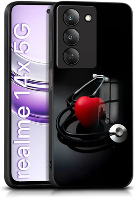 NAV Back Cover for realme 14x 5g(Multicolor, Camera Bump Protector, Pack of: 1)