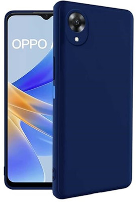 ZAMN Back Cover for OPPO A17K 4G(Blue, Silicon, Pack of: 1)