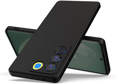 vmt stock Back Cover for Vivo V27 5G(Black, Silicon)