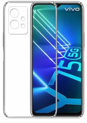 Sarju Back Cover for vivo T1 5G, vivo Y75 5G, IQOO Z6 5G, CT(Transparent, Flexible, Pack of: 1)