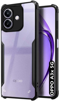 Celltown Back Cover for Oppo A3x 5G-y9(Black, Camera Bump Protector, Pack of: 1)