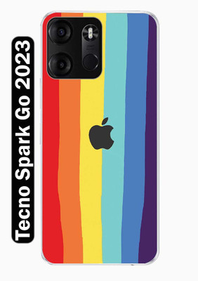 zevoko Back Cover for Tecno Spark Go 2023(Multicolor, Dual Protection, Silicon, Pack of: 1)