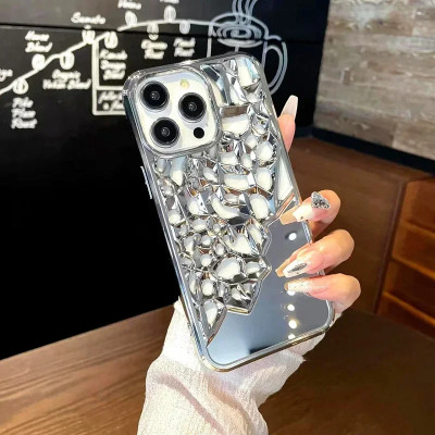LuxuryKase Back Cover for Apple iPhone 12 Pro Max(Silver)