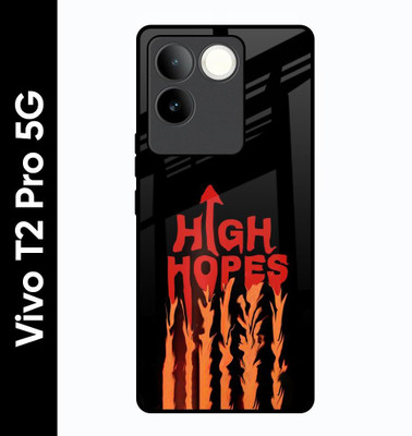 Hocopoco Back Cover for Vivo T2 Pro 5G(Black, Grip Case, Pack of: 1)