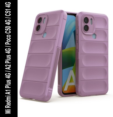 Flipkart SmartBuy Back Cover for Mi Redmi A1 Plus 4G, Mi Redmi A2 Plus 4G, Poco C50 4G, Poco C51 4G(Purple, Silicon, Pack of: 1)