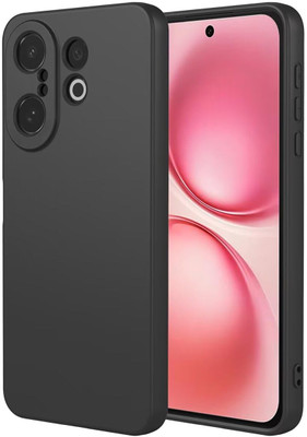 coverplay Back Cover for Vivo V60e 5G(Black, Flexible, Silicon, Pack of: 1)