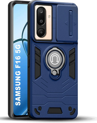 AuraX Back Cover for Samsung Galaxy F16 5G(Blue, Rugged Armor, Pack of: 1)