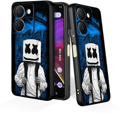 printwhiz Back Cover for Vivo Y36(Black)