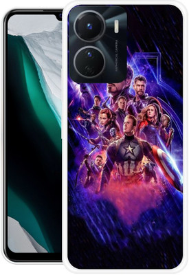 VS PRINT LINK Back Cover for Vivo T2X 5G-V2253- AVENGERS, AVENGER, COMIC, BOOK, SUPERHEROES(Blue, Flexible, Silicon, Pack of: 1)