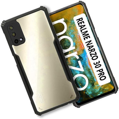 COVERHEAD Back Cover for Realme Narzo 30 Pro 5G(Black)
