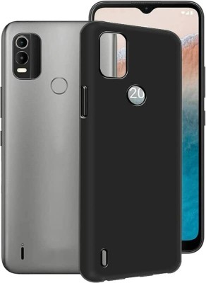 ASMANTIC Back Cover for Nokia C11 PLUS(Black, Grip Case, Silicon, Pack of: 1)