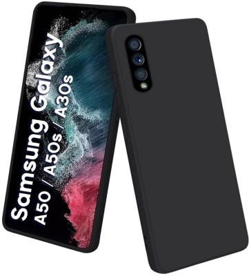 ChutPutMart Back Cover for Ultra Matte Finish Samsung Galaxy A50S(Black, Flexible, Pack of: 1)