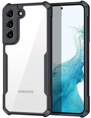 AKSP Back Cover for Samsung Galaxy S22,Samsung S22,Galaxy S22 Ultra-Thin Hybrid Hard Protect(Black, Transparent, Dual Protection, Pack of: 1)