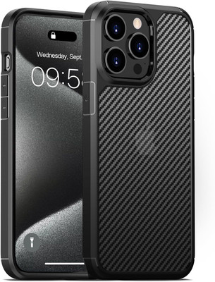 Caseex Back Cover for APPLE iPhone 14 Pro Max, Caseex Hybrid Carbon Fiber Back Case for 14 Pro Max(Black, Shock Proof, Pack of: 1)