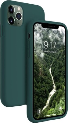 Caseworm Back Cover for iphone 11 Pro Max Silicon Cover - Green(Green, Flexible, Silicon, Pack of: 1)