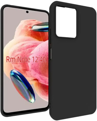 SRT Back Cover for Mi Redmi Note 12 4G(Black, Pack of: 1)