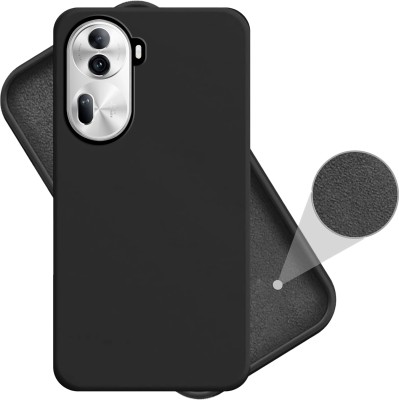 SMARTPOCKET Back Cover for Oppo Reno 11 Pro 5G(Black, Grip Case, Pack of: 1)