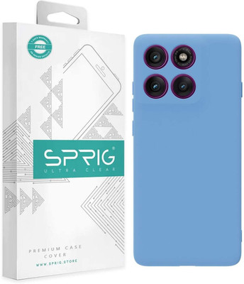 Sprig Back Cover for MOTOROLA Edge 60 5G(Blue, Grip Case, Pack of: 1)
