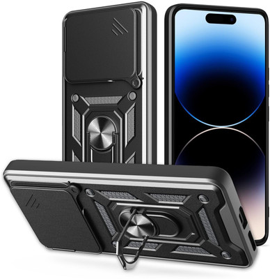Flipkart SmartBuy Back Cover for Oppo K13 Turbo 5G(Black, Slider, Pack of: 1)