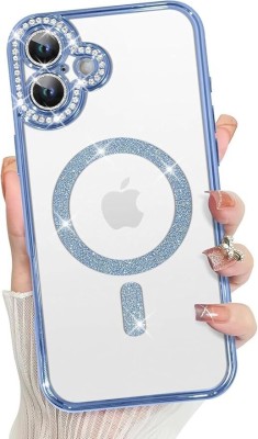 casual need Back Cover for Apple iPhone 16(Blue, 3D Case, Pack of: 1)