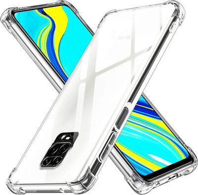 CLOVYR Back Cover for Redmi Note 10 Lite/Note 9 Pro/Note 9 Pro Max/Poco M2 Pro Bumper Silicon Transparent Case(Transparent, Shock Proof, Silicon, Pack of: 1)
