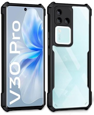 vizo Front & Back Case for Vivo V30 Pro(Black, Shock Proof, Pack of: 1)