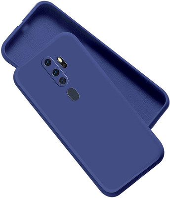 ZAMN Back Cover for OPPO A5 2020(Blue, Silicon, Pack of: 1)