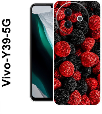 MOBIFLY Back Cover for Vivo Y39 5G(Red, Flexible, Pack of: 1)