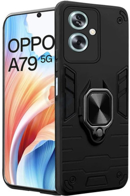 Saawariya Tech World Back Cover for OPPO A79 5G(Black, Rugged Armor, Pack of: 1)