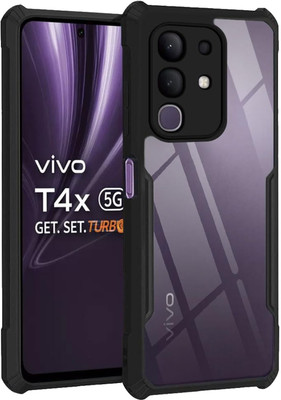 NSTAR Back Cover for Vivo T4x 5G, Vivo T4X 5G, (IPK)(Transparent, Shock Proof, Pack of: 1)