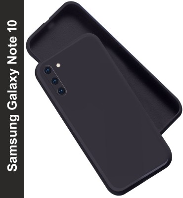 Artistque Back Cover for Samsung Galaxy Note 10(Black, Silicon)